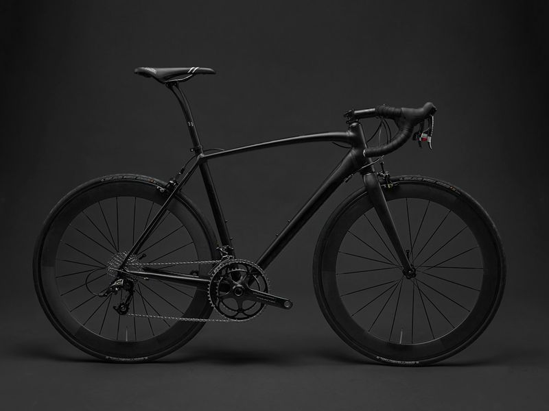 Schwarzes Rennvelo (Demo-Foto)